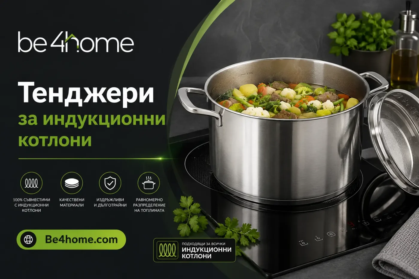Тенджери за индукционни котлони: Пълно ръководство за модерната кухня