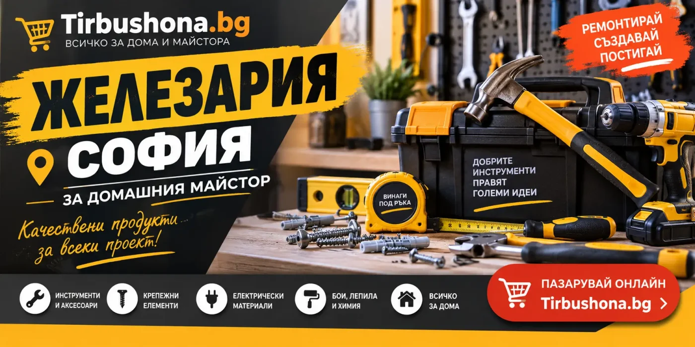 Железария София за домашния майстор: Всичко необходимо на едно място